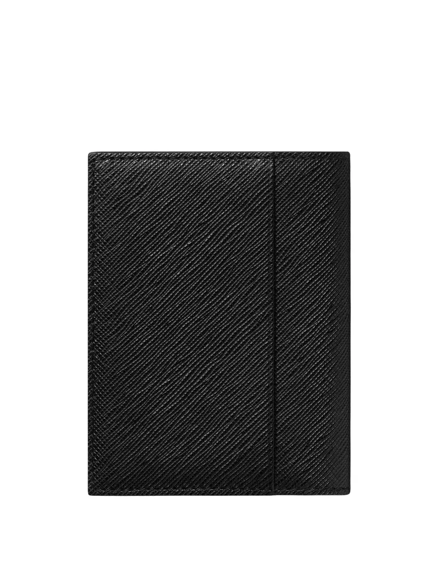 Визитница Montblanc Sartorial 4CC из кожи — изображение 3 из 3, черный
