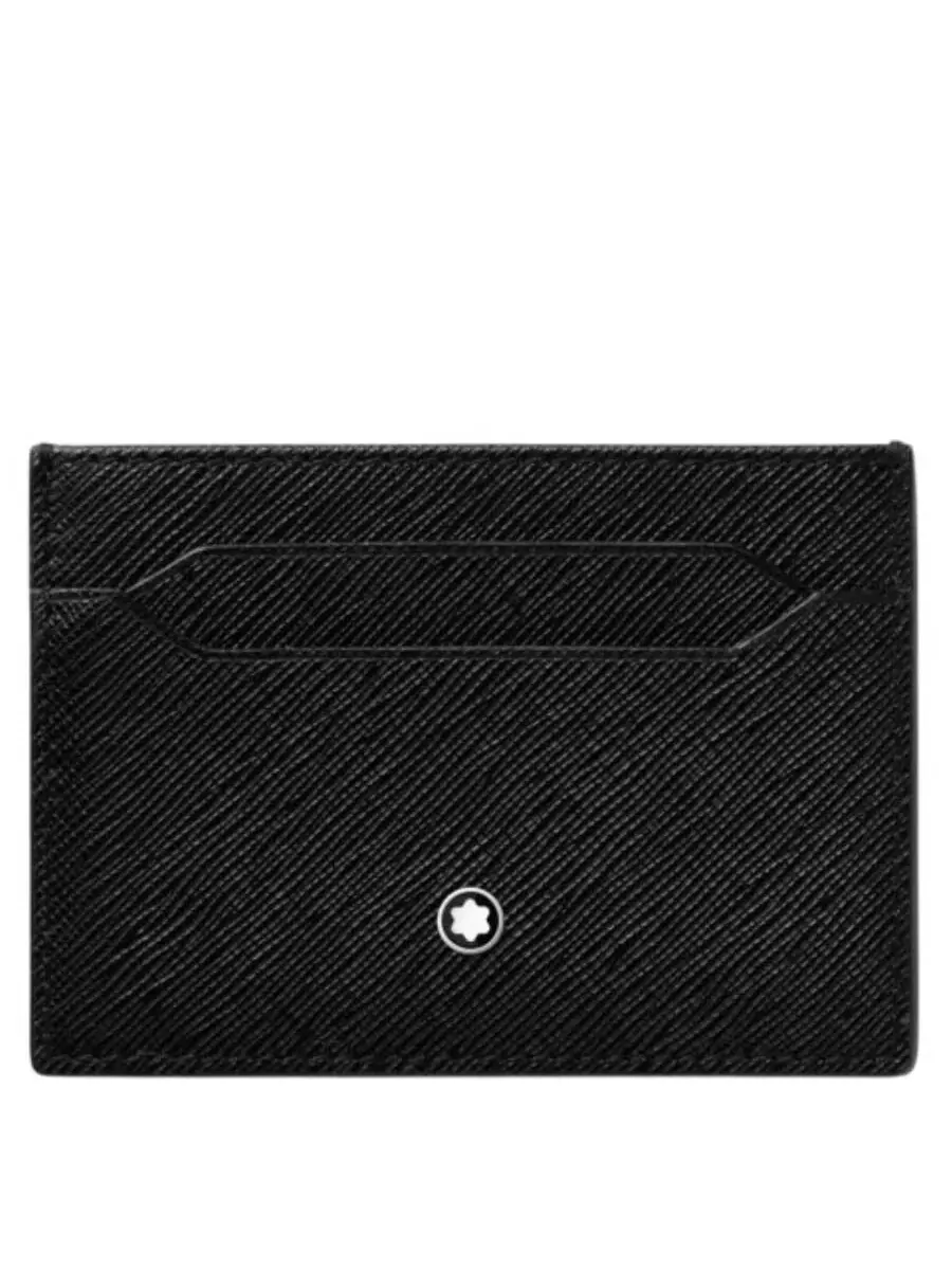 Кожаный держатель для карт Montblanc Sartorial на 5 карточек — изображение 1 из 3, черный