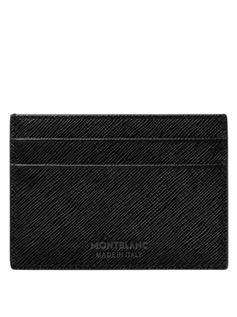 Кожаный держатель для карт Montblanc Sartorial на 5 карточек — изображение 2 из 3, черный