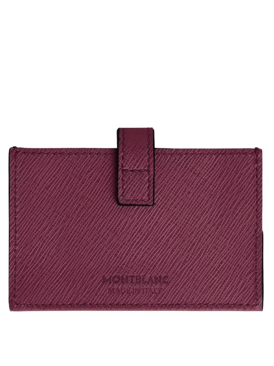 Визитница Montblanc Sartorial на 5 карт из кожи — изображение 2 из 2, бордовый