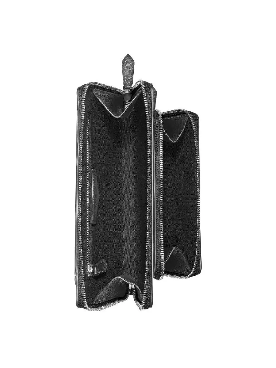Кожаная сумка Montblanc Sartorial на молнии — изображение 4 из 4, серый