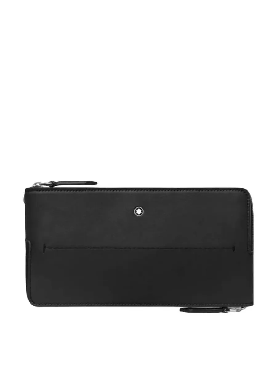 Сумка Montblanc Smartphone Leather Pouch — изображение 1 из 3, черный