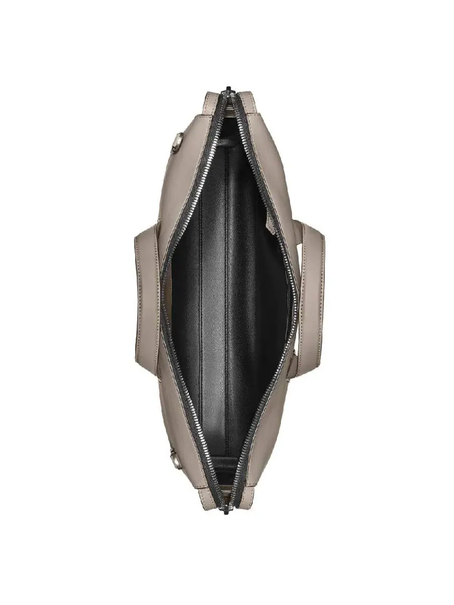 Сумка Montblanc Zipper Leather Briefcase — изображение 4 из 4, серый