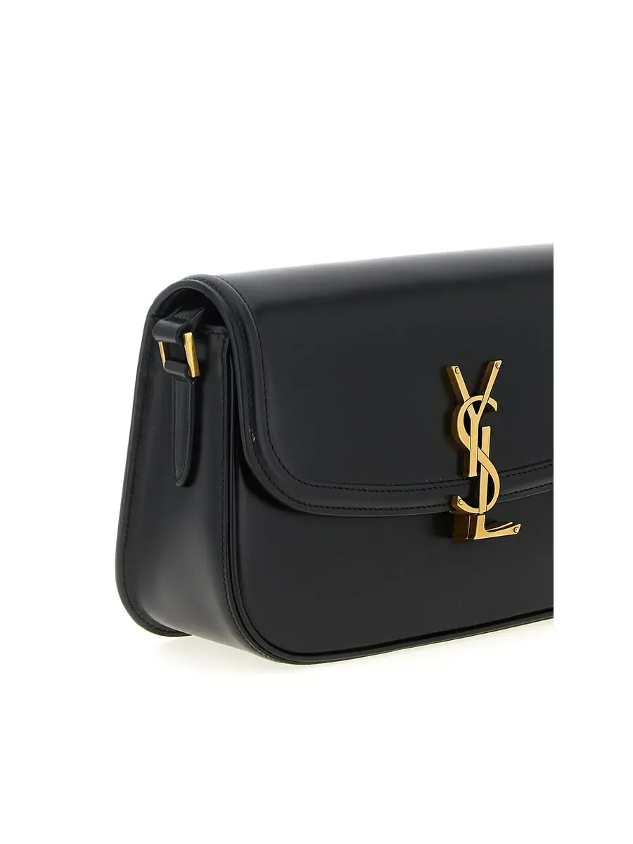 Сумка на плечо Saint Laurent Solferino, маленькая — изображение 3 из 4, черный