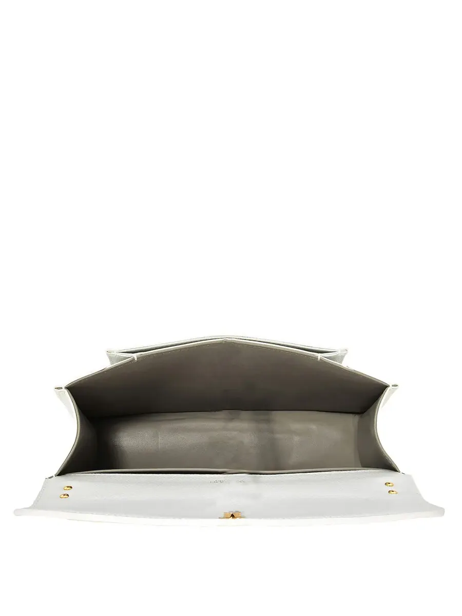 Сумка через плечо среднего размера Serpenti East-West Maxi Chain Bvlgari — изображение 6 из 6, белый