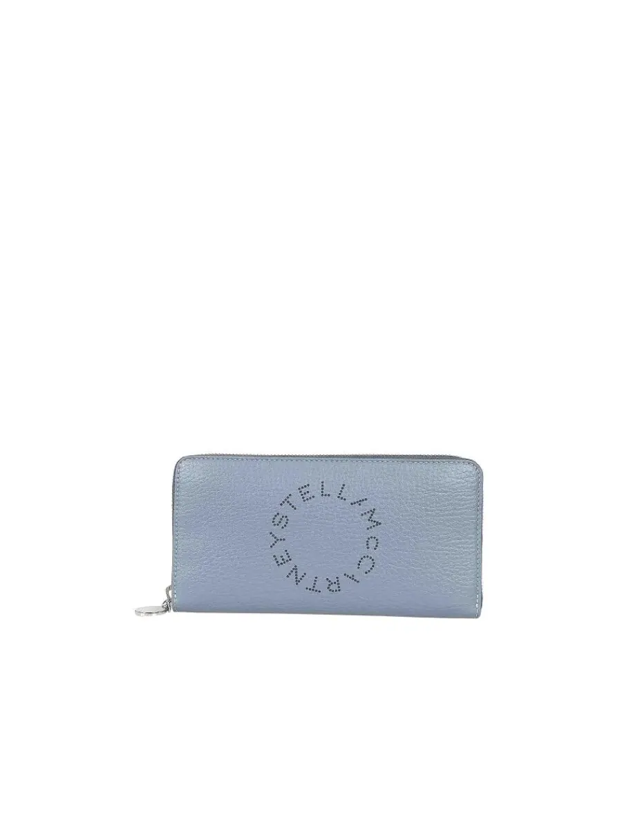 Кошелек Continental с логотипом Стеллы Маккартни Stella McCartney — изображение 1 из 3, синий