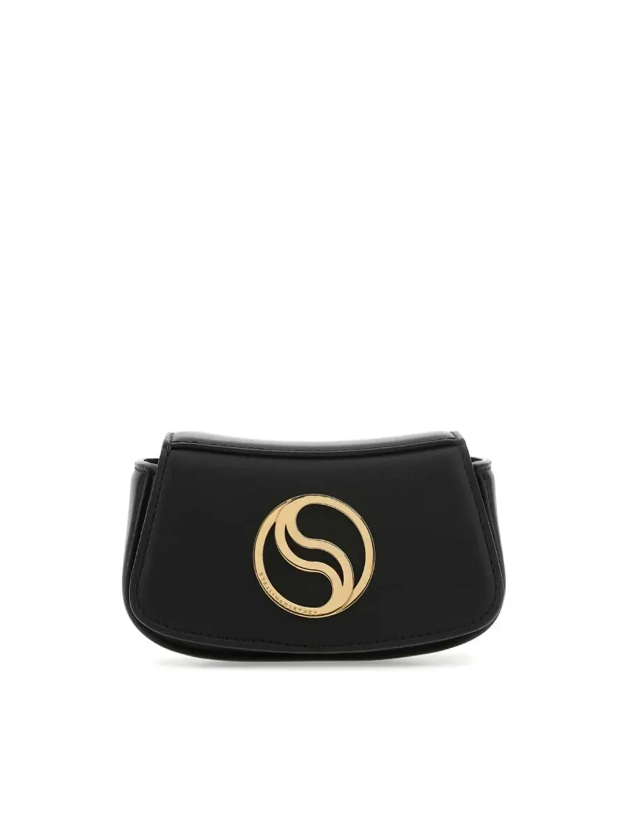 Поясная сумка Stella McCartney с логотипом S-Wave — изображение 1 из 3, черный