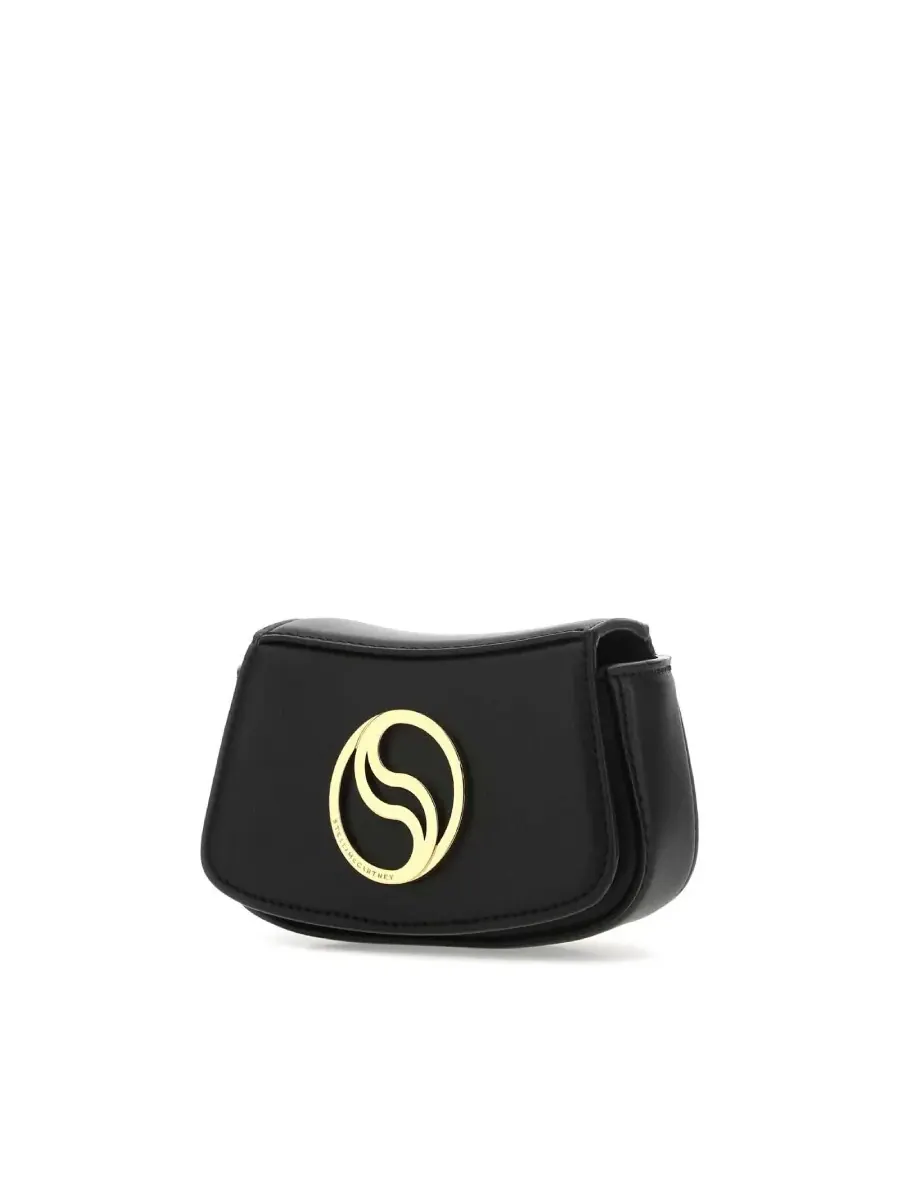 Поясная сумка Stella McCartney с логотипом S-Wave — изображение 3 из 3, черный