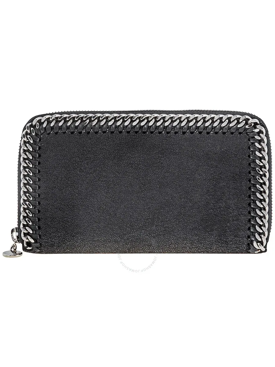 Кошелек Stella McCartney Zip Around Falabella — изображение 1 из 2, черный