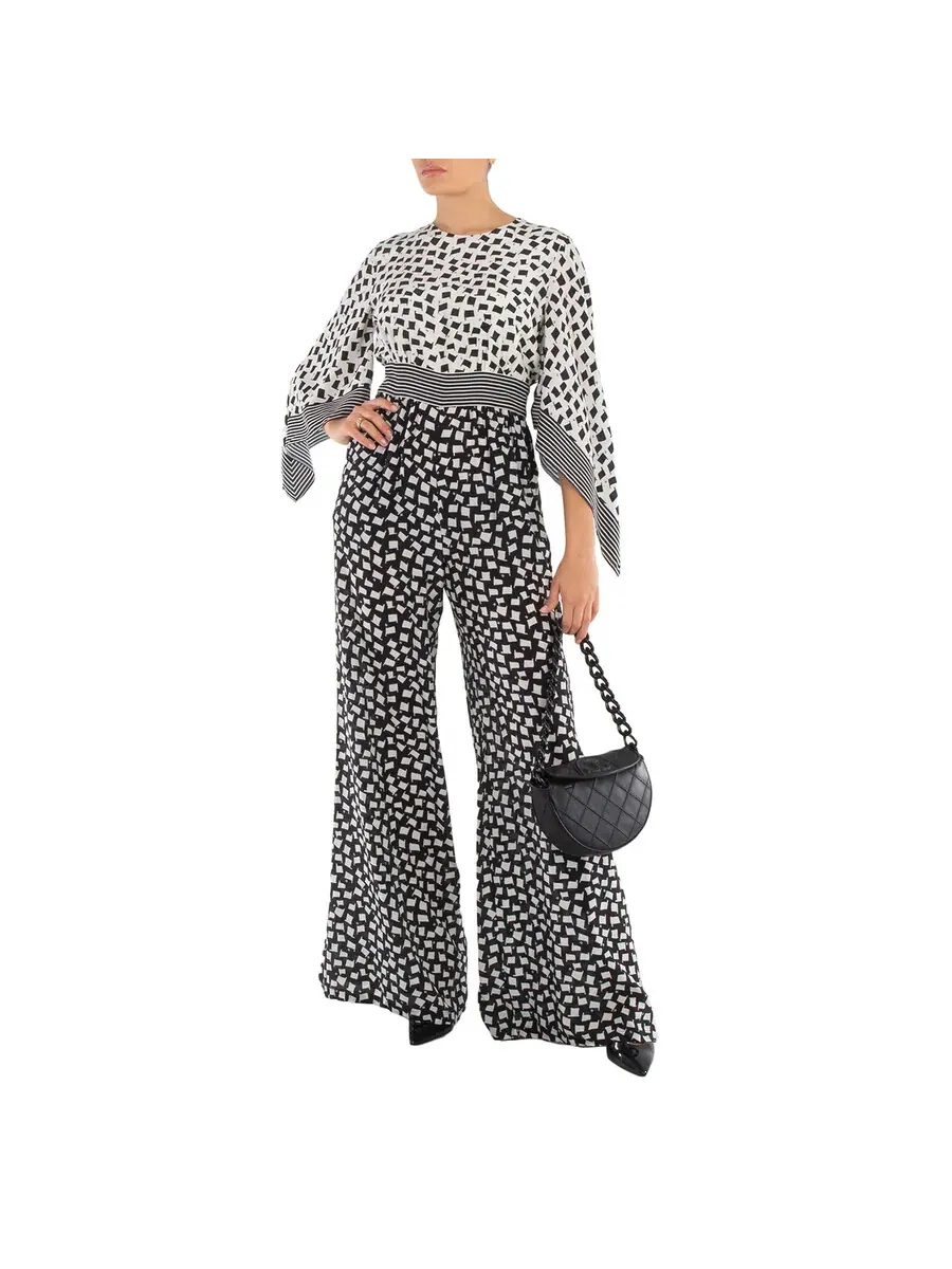Черная кожаная сумка Tory Burch Fleming Soft Mini Crescent — изображение 2 из 6, черный