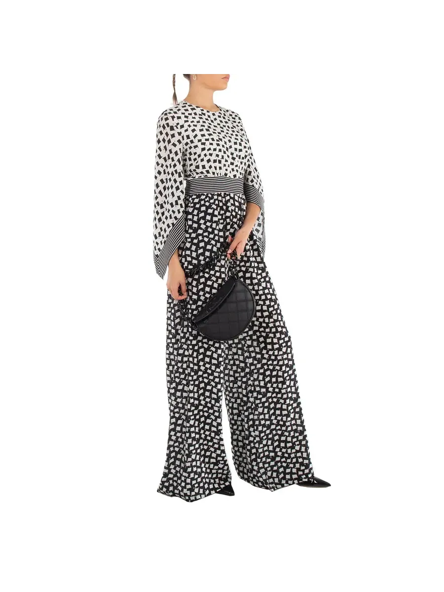 Черная кожаная сумка Tory Burch Fleming Soft Mini Crescent — изображение 3 из 6, черный