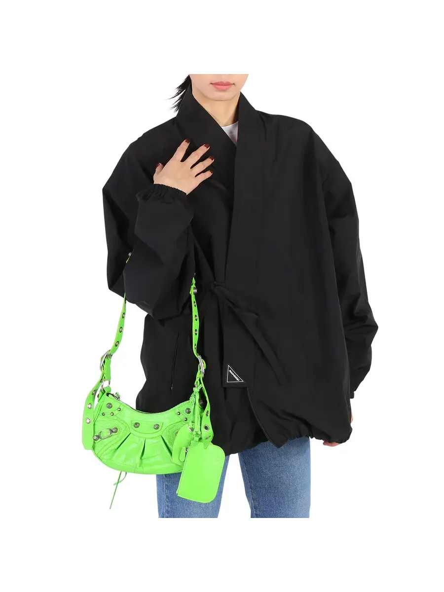 Сумка через плечо Balenciaga Le Cagole XS кислотно-зеленого цвета — изображение 2 из 5, зеленый