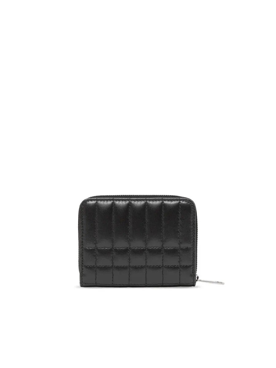 Черный кожаный стеганый кошелек Burberry Lola Palladio — изображение 2 из 4