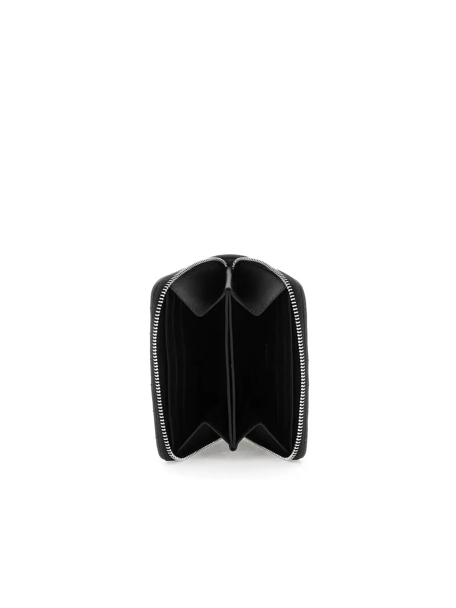 Черный кожаный стеганый кошелек Burberry Lola Palladio — изображение 4 из 4