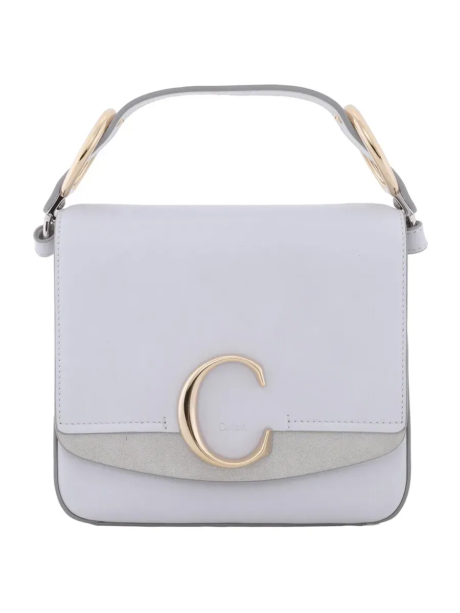 Маленькая квадратная сумка через плечо Chloé C — 1