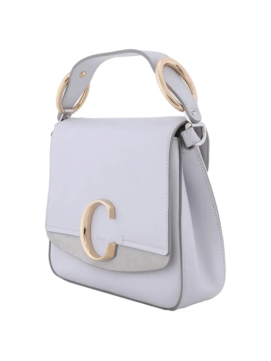 Маленькая квадратная сумка через плечо Chloé C — 3