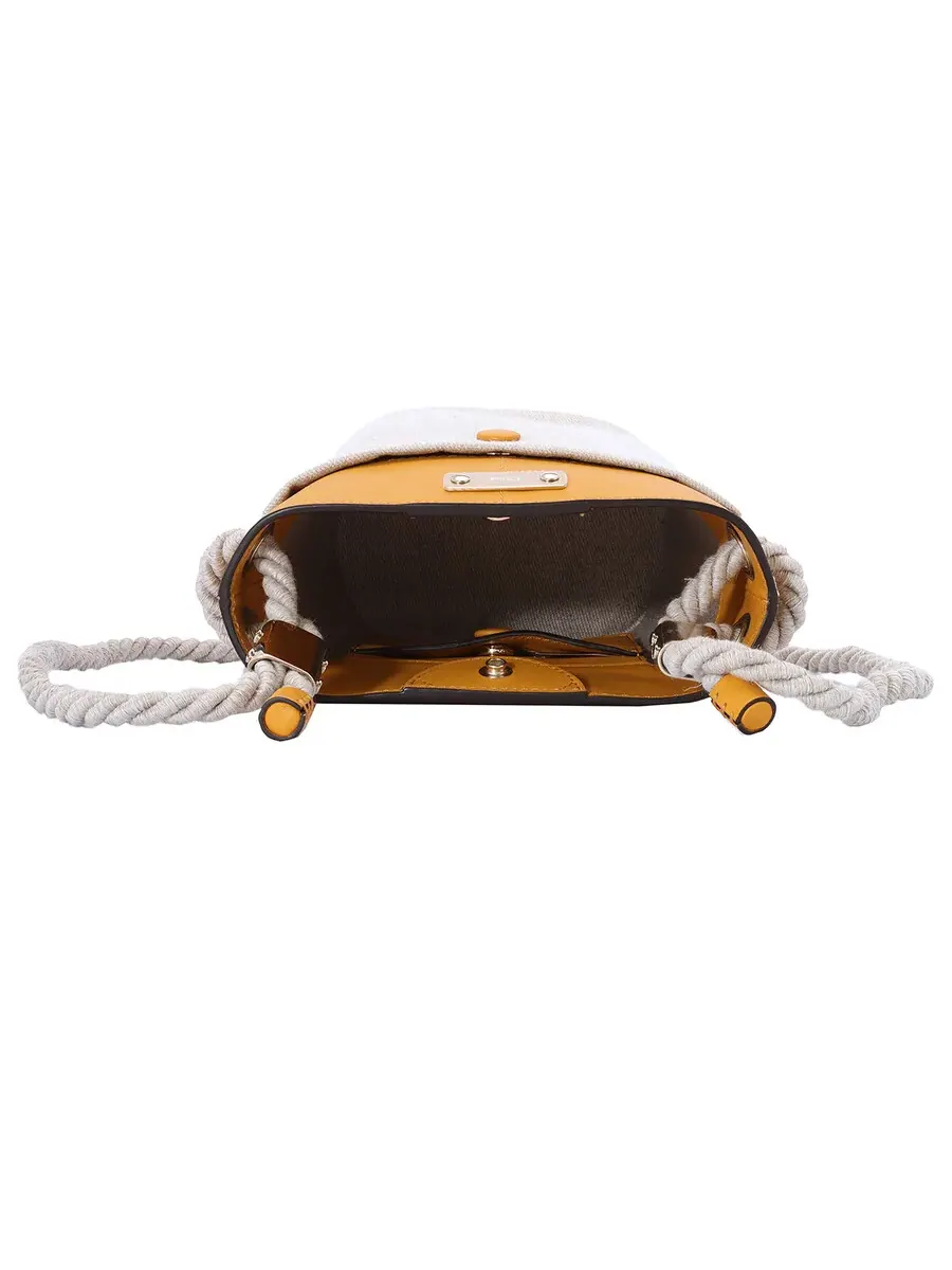 Сумка-ведро для ключей Chloé Ladies Sunflower Yellow Small — 5