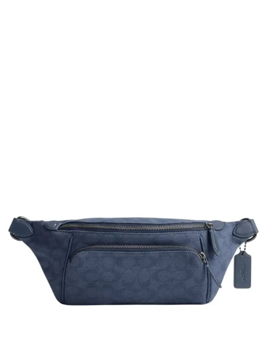 Поясная сумка Coach Signature Canvas Jacquard League
