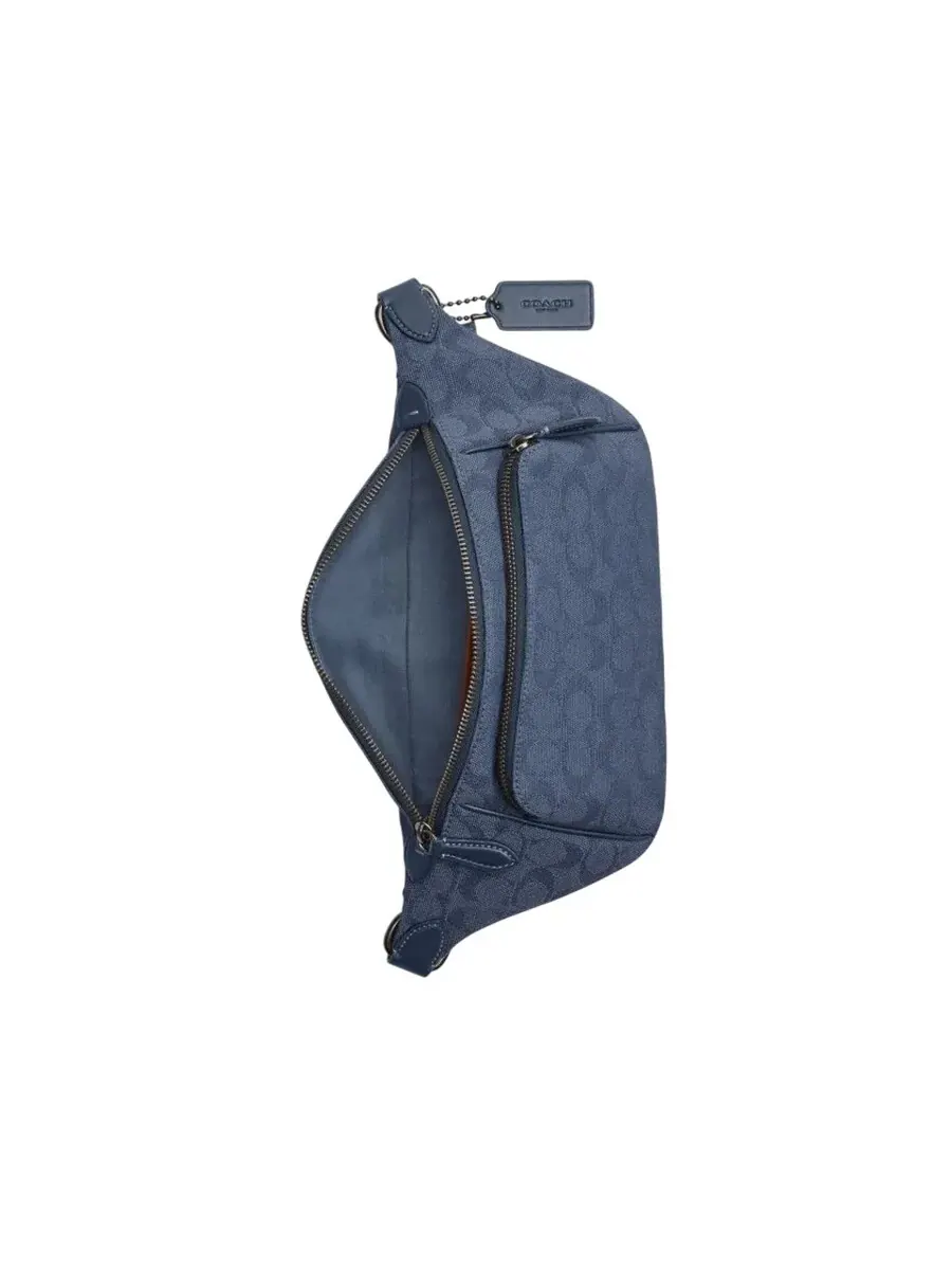 Поясная сумка Coach Signature Canvas Jacquard League — 3