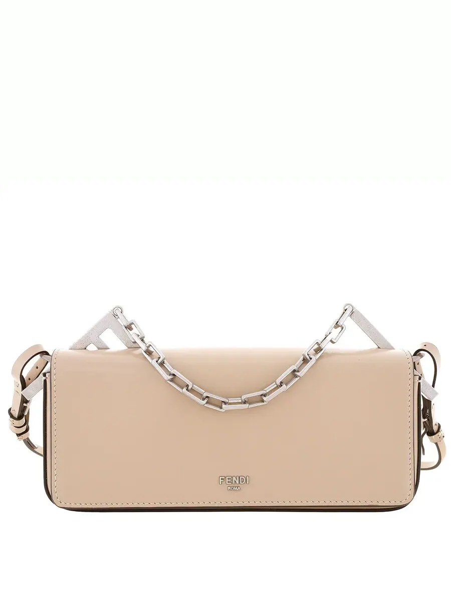 Сумка через плечо Fendi First Sight Flap — изображение 1 из 5, бежевый