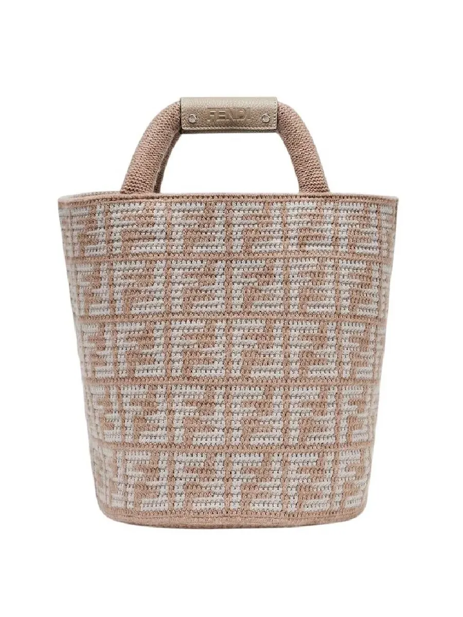 Сумка-тоут Fendi из жаккарда с мотивом FF — 1