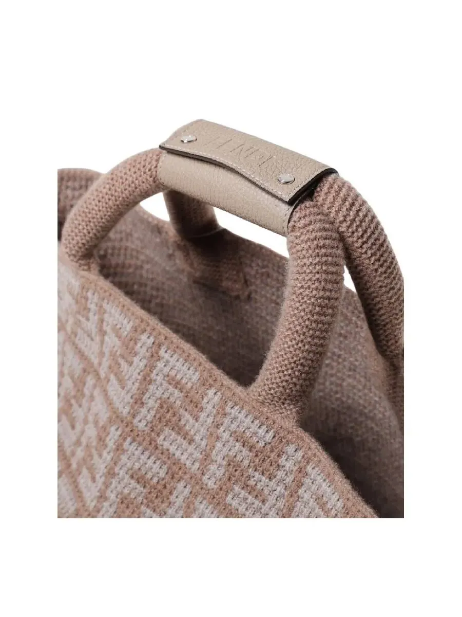 Сумка-тоут Fendi из жаккарда с мотивом FF — 4