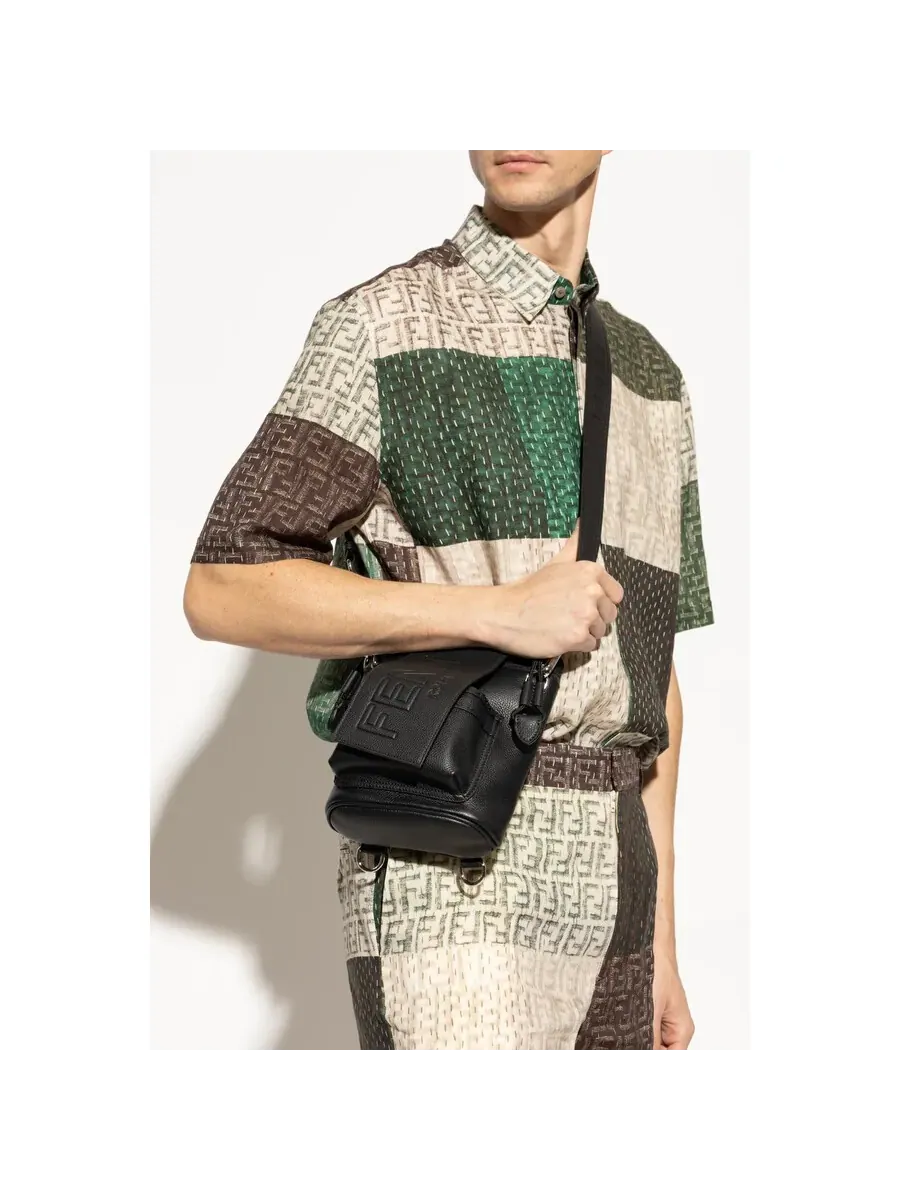 Кожаная сумка через плечо Fendi — 2