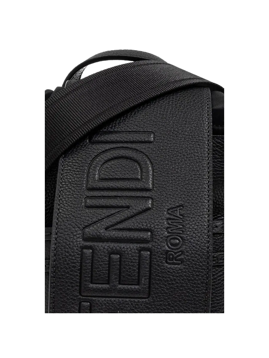 Кожаная сумка через плечо Fendi — 5