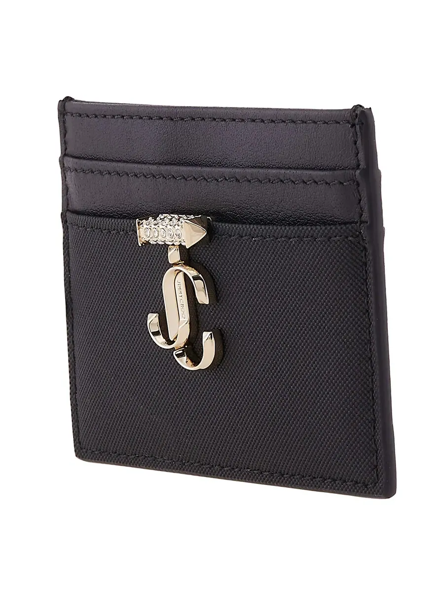 Кожаный держатель для карт Jimmy Choo JC Emblem — изображение 3 из 5