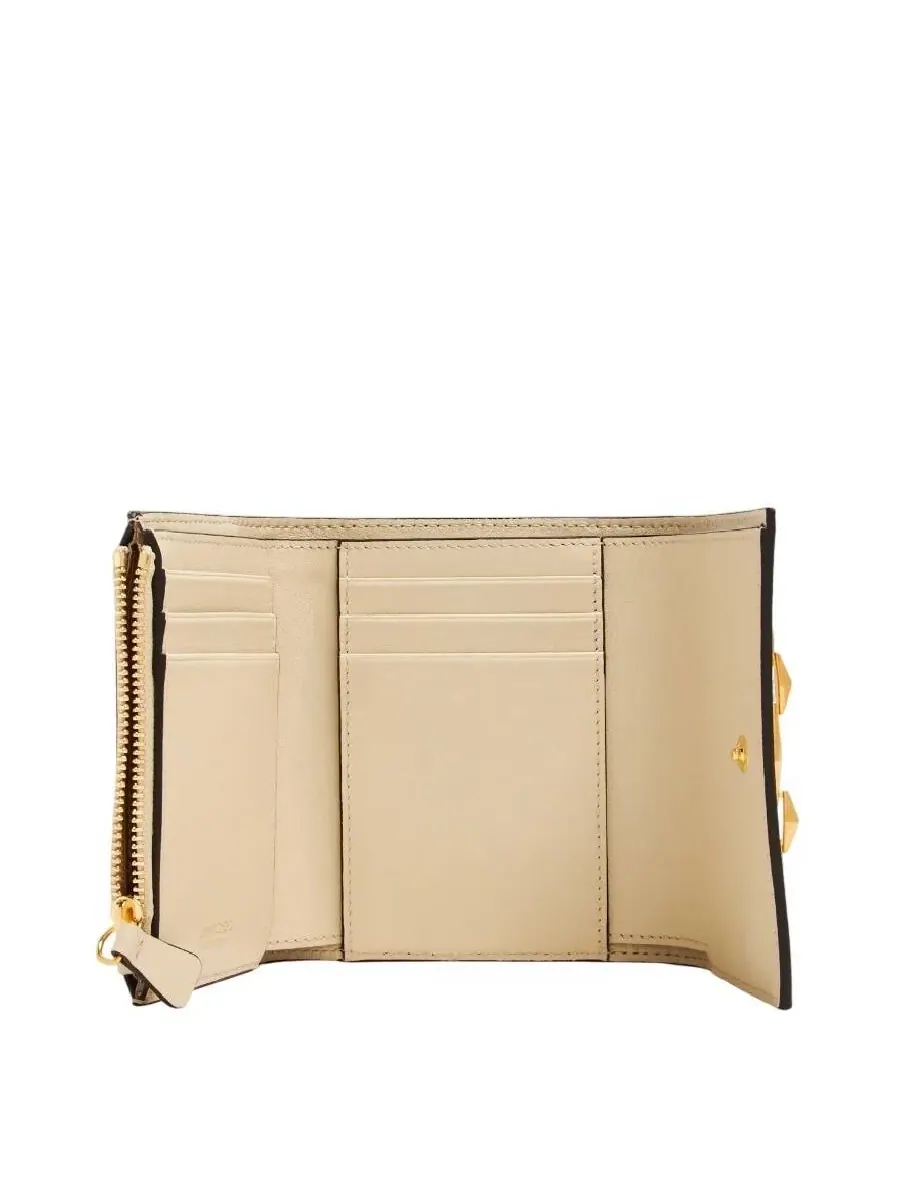 Кошелек из кожи с бриллиантовой цепочкой Jimmy Choo Marinda — изображение 4 из 4, золотистый