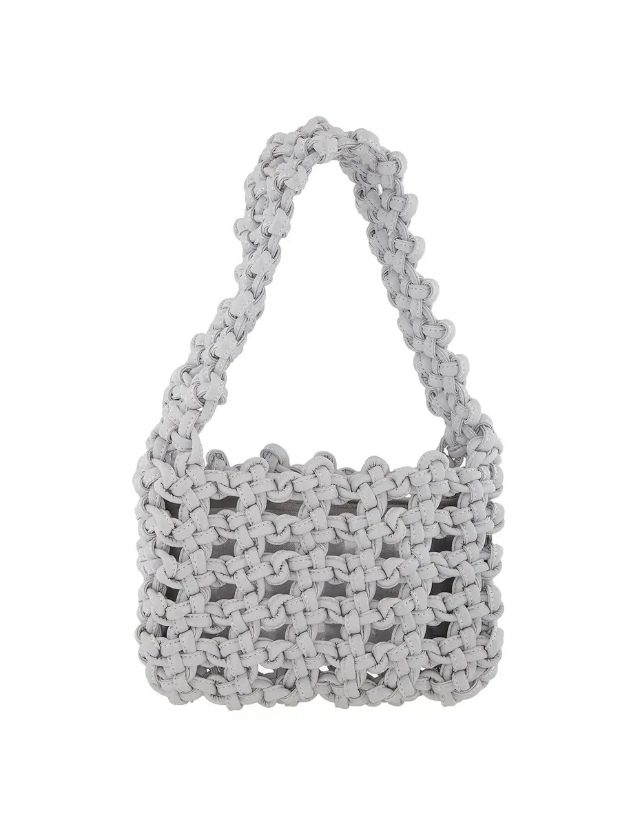 Сумка на плечо с отражающим узлом и подмышкой Kara Ladies — изображение 1 из 5, прозрачный