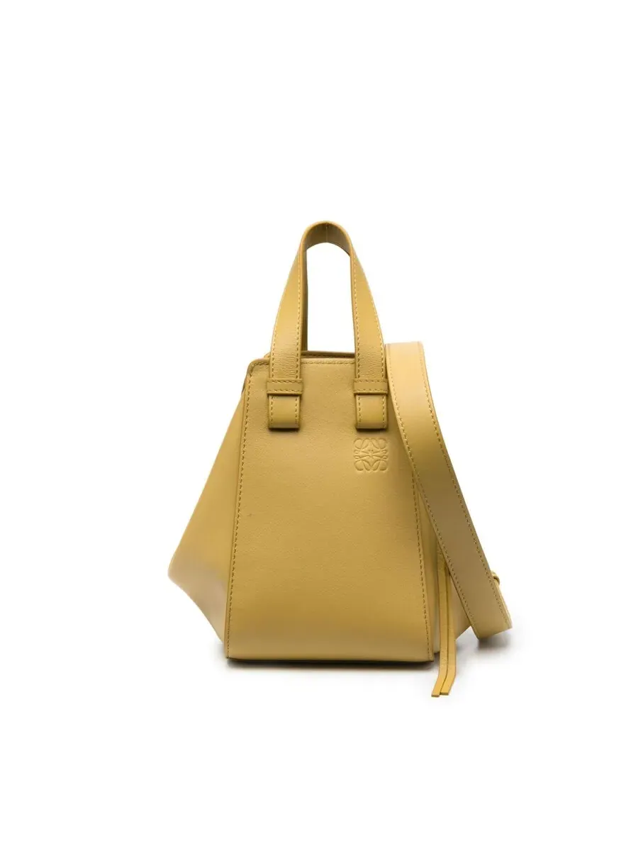 Компактная сумка-гамак Loewe ярко-охристого цвета — изображение 2 из 3, золотистый