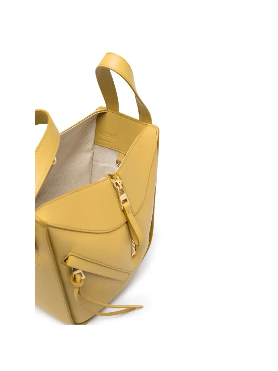 Компактная сумка-гамак Loewe ярко-охристого цвета — изображение 3 из 3, золотистый