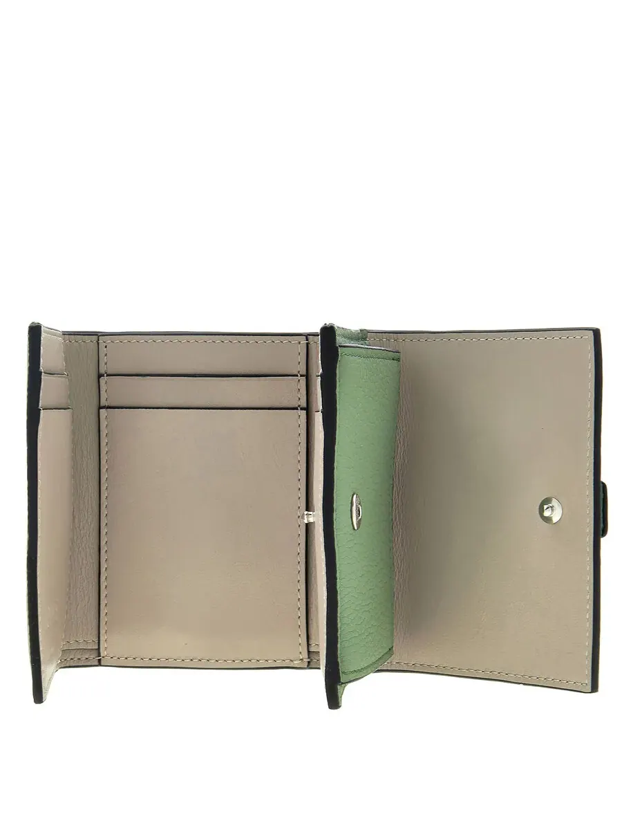 Кошелек Loewe Trifold с тиснением анаграммы из телячьей кожи — изображение 4 из 4, бежевый