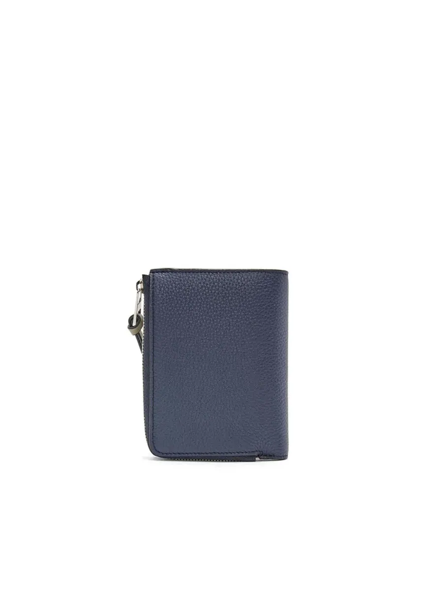 Компактный кошелек Loewe Slim Zip Bifold — изображение 3 из 4, синий/оливковый