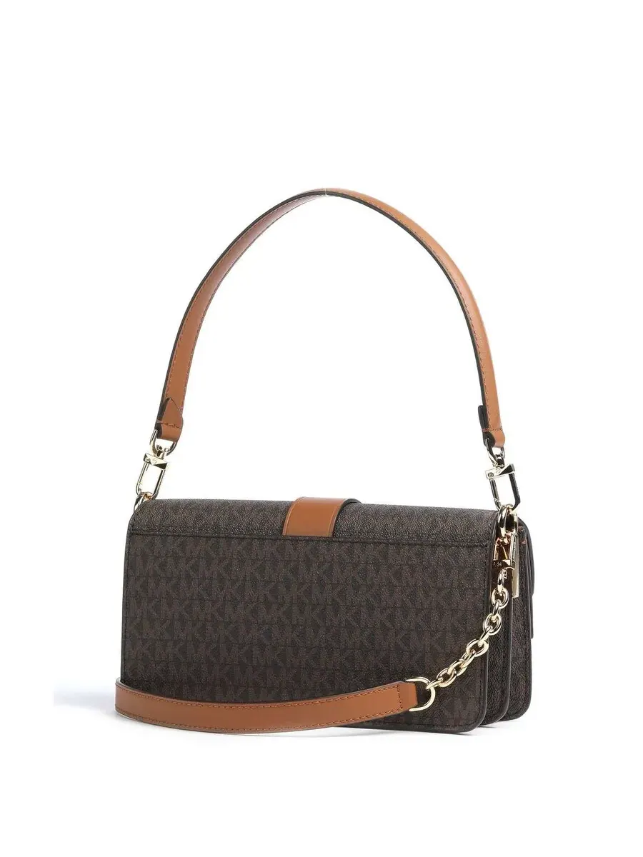 Сумка женская холст Michael Kors Greenwich — изображение 2 из 2, коричневый