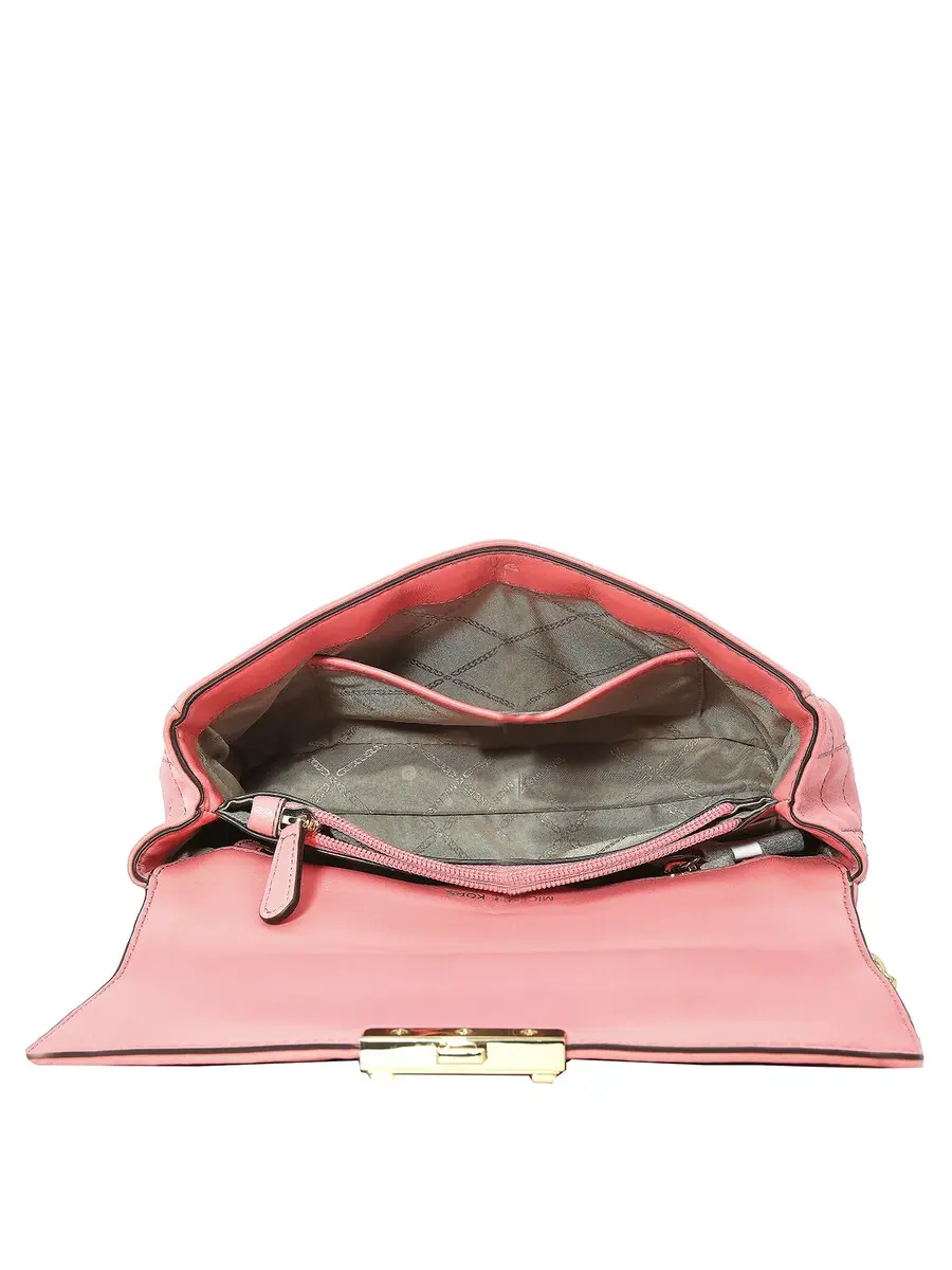 Сумка женская большая Michael Kors SoHo Quilted Leather — изображение 4 из 7, красный