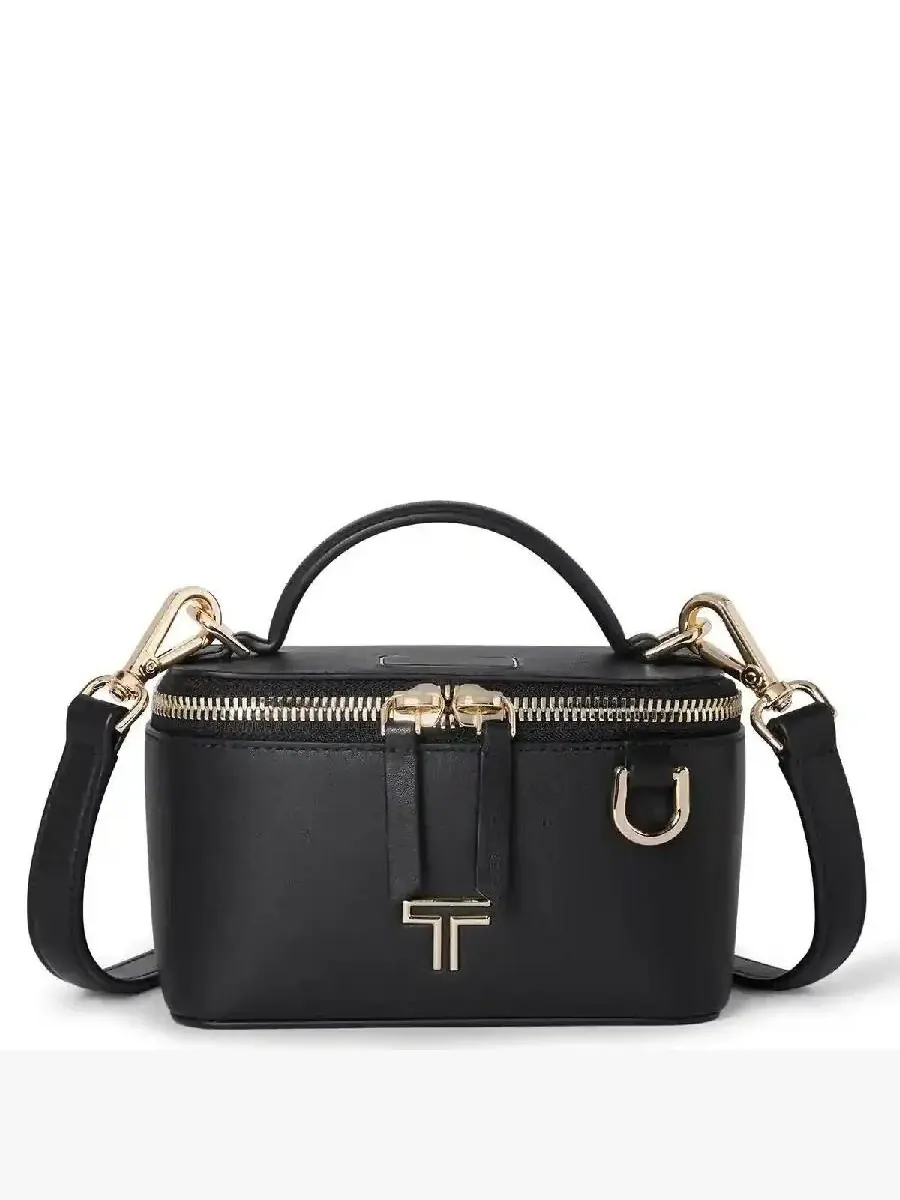 Мини-сумка Tumi Lex Leather Train Case через плечо, кожаная — изображение 2 из 4