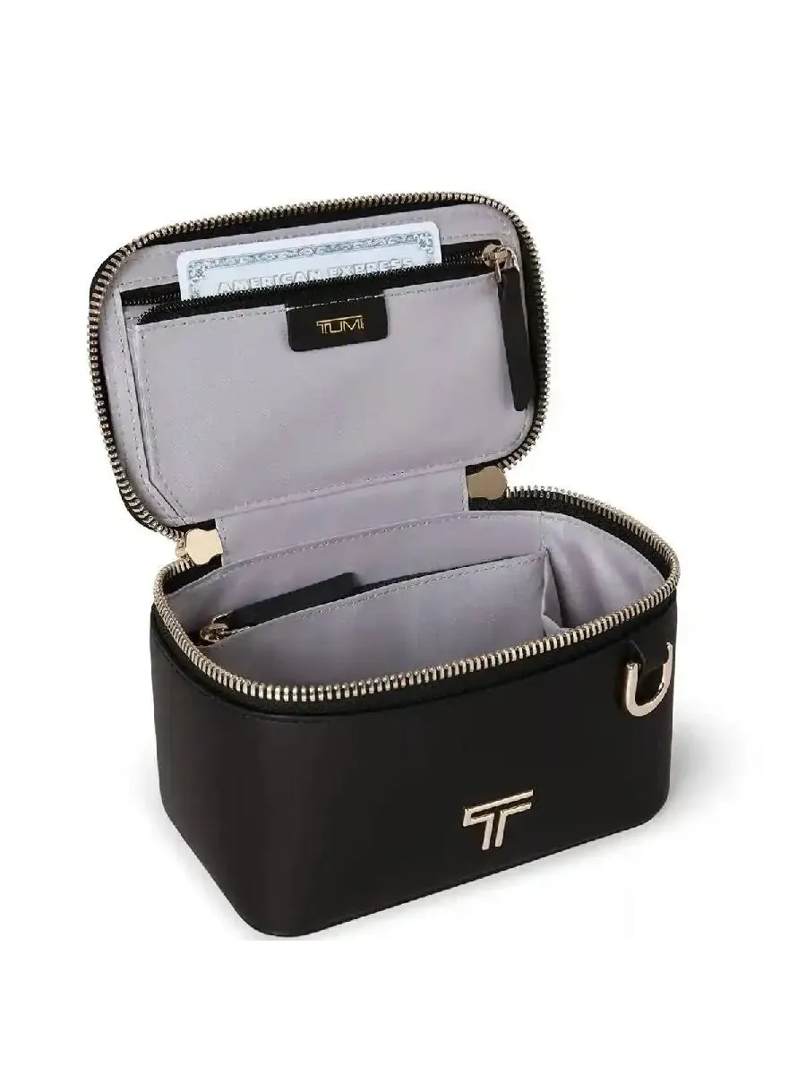 Мини-сумка Tumi Lex Leather Train Case через плечо, кожаная — изображение 3 из 4