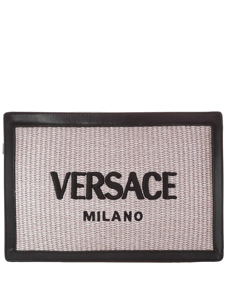 Клатч Versace Milano из рафии — 1