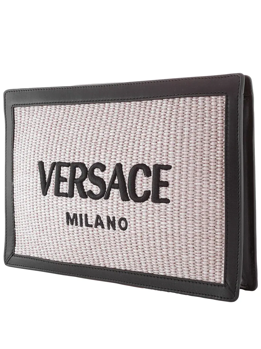Клатч Versace Milano из рафии — 3