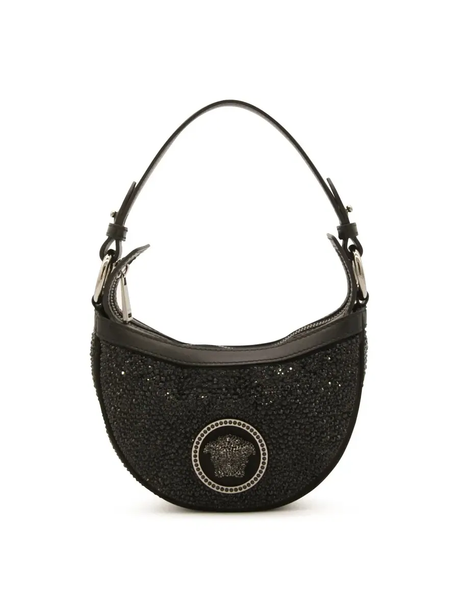 Мини-сумка-хобо Versace Crystal Repeat — 1