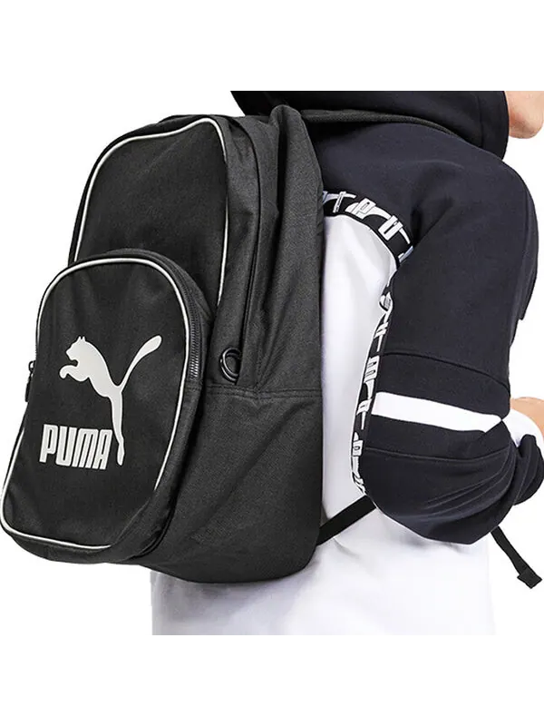 Сумка originals retro woven backpack 'black white' Puma — 4
