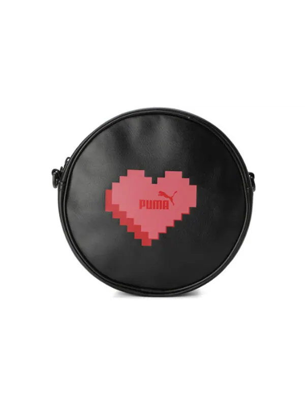 Сумка core round backpack 'black red' Puma — изображение 2 из 3, черный/красный