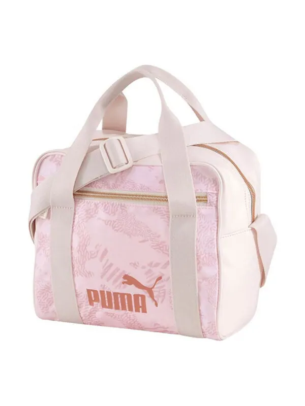 Сумка core up mini duffle bag 'pink beige' Puma — изображение 1 из 3, розовый/бежевый