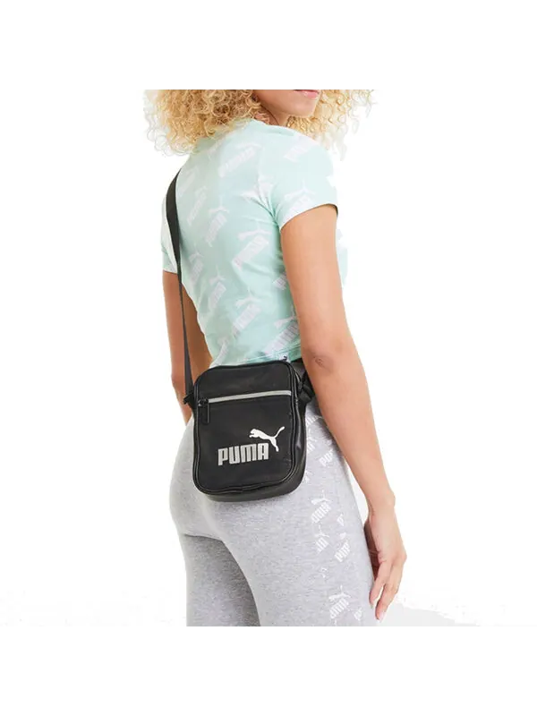 Сумка portable shoulder bag 'black white' Puma — изображение 3 из 3, черный/белый