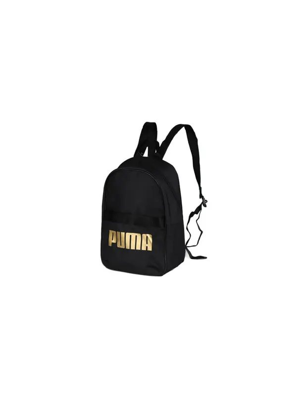 Сумка core base mini bag 'black gold' Puma — изображение 2 из 4, черный/золотистый