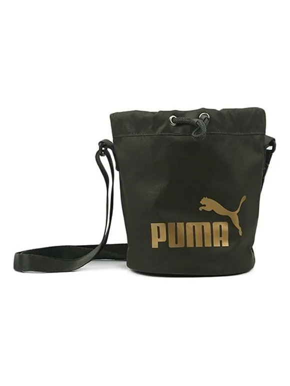 Сумка core up small bucket bag 'black gold' Puma — 1