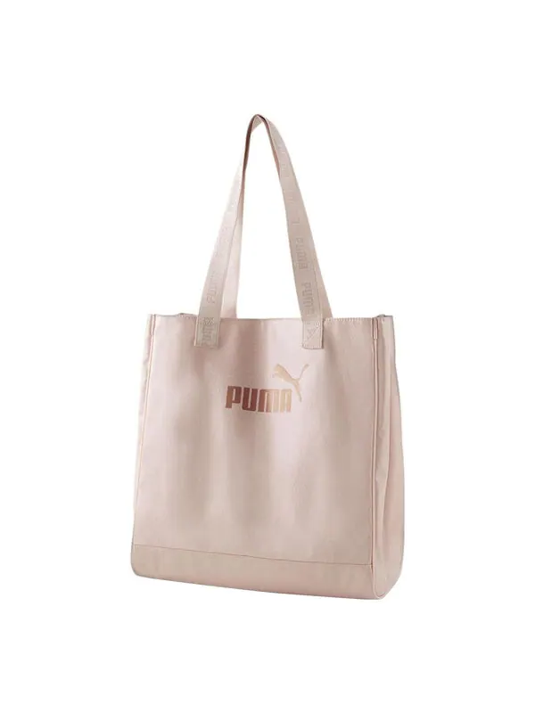 Сумка core up large shopper tote bag 'pink' Puma