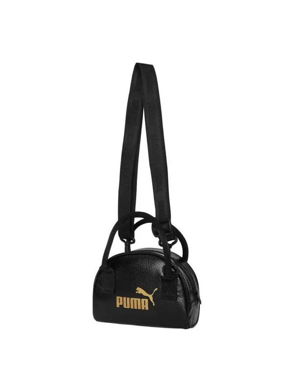 Сумка core up mini grip bag 'black gold' Puma